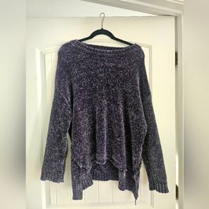 She and Sky Blue Sweater